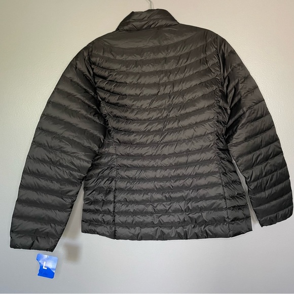 NWT 32 Degrees Heat Ultra Lightweight Down Packable Coat Jacket Black Sz L - Picture 7 of 14